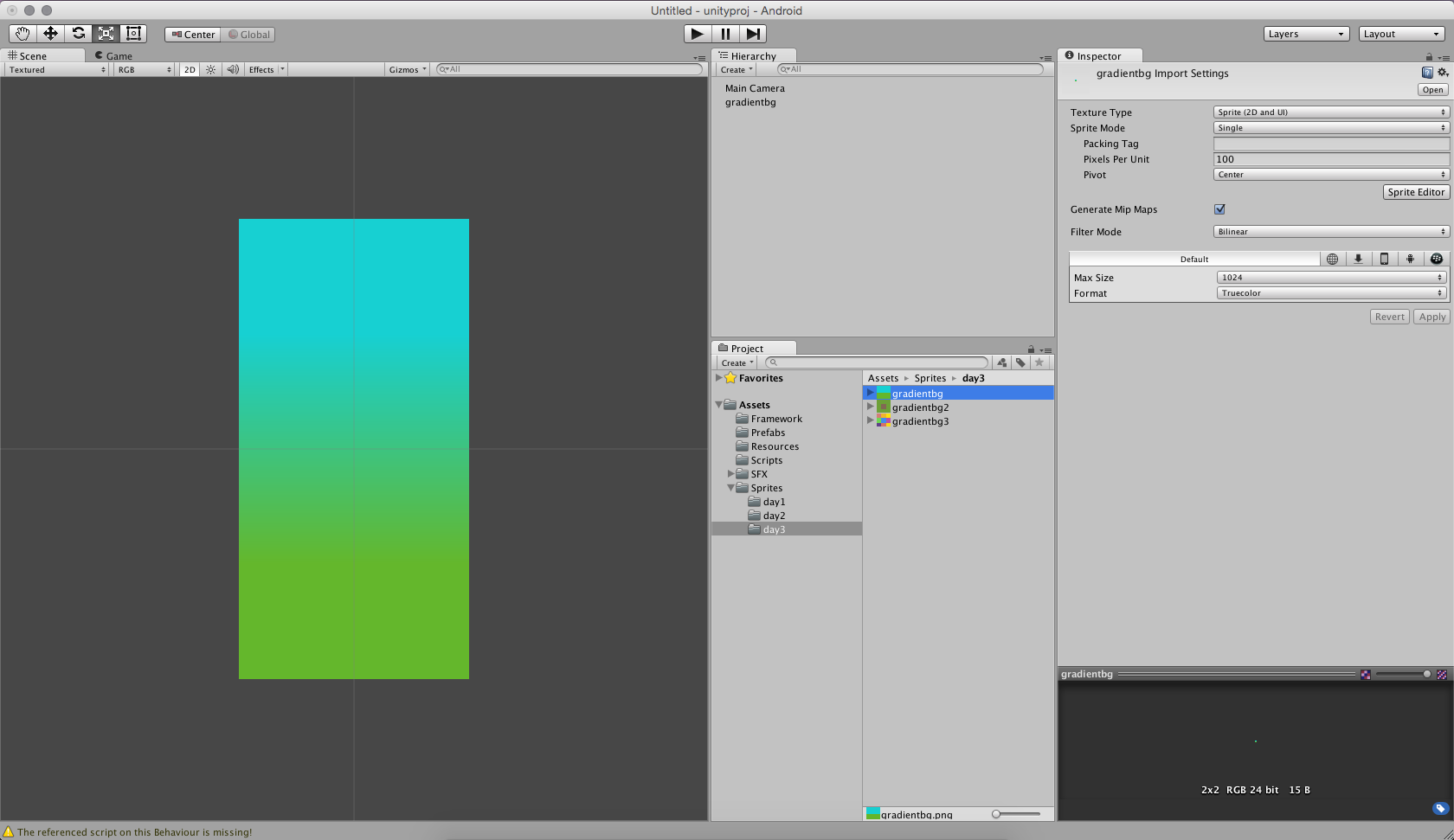 How to create gradient backgrounds in Unity? – Michelle Chen